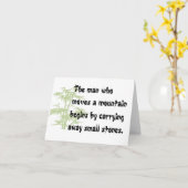 Chinesische Sprichwörterbücher Karte (Gelbe Blume)