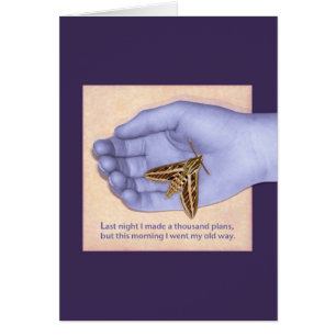 Chinesische Sprichwortkarte