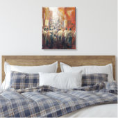 Chinesische Straße 1992 Leinwanddruck (Insitu (Schlafzimmer))