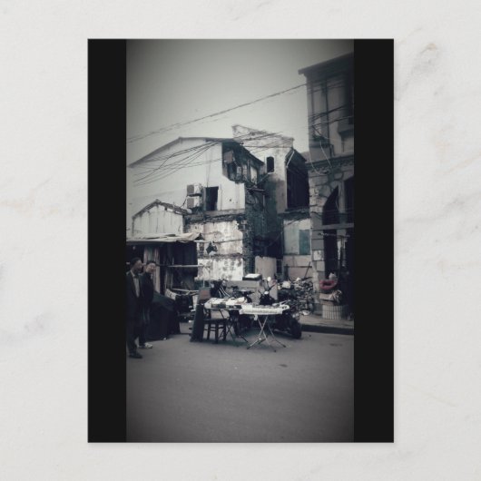 Chinesische Straße Postkarte (Vorderseite)