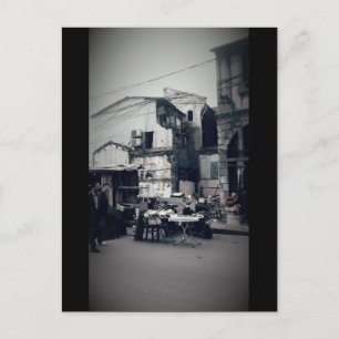 Chinesische Straßenszene Postkarte