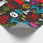 Chinesische Symbole Geschenkpapier
