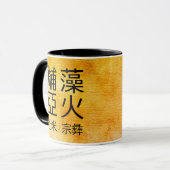 Chinesische Symbole Zwölf Ornamente Tasse (Vorderseite Links)
