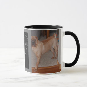 Chinesische Tasse Shar pei