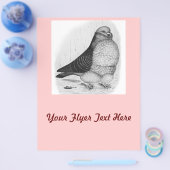 Chinesische Taubenfarbe Zeichnend Flyer (Einzeln)