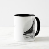 Chinesische Taubenfarbe Zeichnend Tasse (VorderseiteRechts)