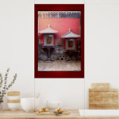 Chinesische Telefonzelle Poster (Küche)