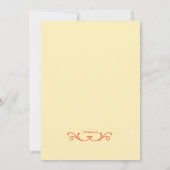 Chinesische Tempel-Einladung Einladung (Rückseite)