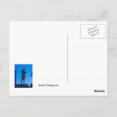 Chinesische Tempellaternen Postkarte (Rückseite)