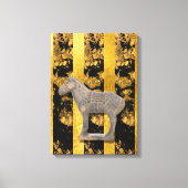 Chinesische Terracotta Horse Canvas Print Leinwanddruck (Vorderseite)