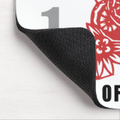 Chinesische Tierkreis-Schlange 2013 Mousepad (Ecke)