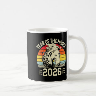 Chinesische Tierkreiszeichen-Pferd2026 Dekoratione Kaffeetasse