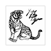 Chinesische Tiger Neujahr Zodiac Rub Briefmarke Gummistempel (Prägung)