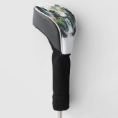 Chinesische Tintenlandschaft mit Wasserfall Golf Headcover (angewinkelt)