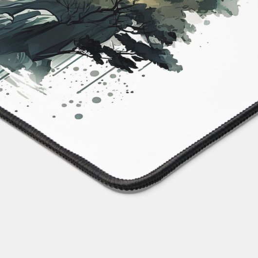 Chinesische Tintenlandschaft Zuhause-Schreibtisch Schreibtischunterlage (Ecke)