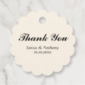 Chinesische Tintenmalerei Blume und Vogelhochzeit Geschenkanhänger (Rückseite)