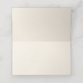 Chinesische Tintenmalerei Blume Vögel Hochzeit Platzkarte (Innenseite Aufgefaltet)