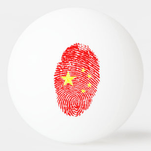 Chinesische Touchfingerabdruckflagge Tischtennisball