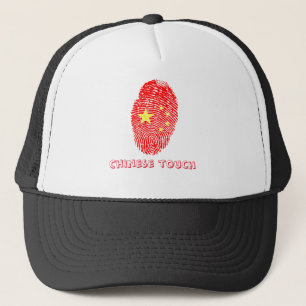 Chinesische Touchfingerabdruckflagge Truckerkappe