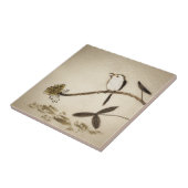 Chinesische traditionelle Tintenmalerei mit Vögeln Fliese (Seite)