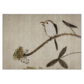 Chinesische traditionelle Tintenmalerei mit Vögeln Schneidebrett (Vorderseite)