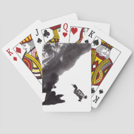Chinesische Tuschekunst   mit Entenmotiv Spielkarten