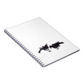 Chinesische Tuschekunst mit Vogelmotiv Notizblock (Rechte Seite)