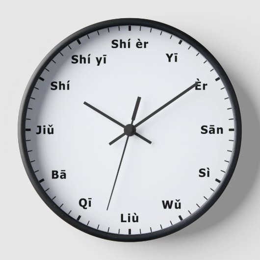 Chinesische Uhr - China-Zeitstundenzähler (Vorderseite)