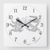 Chinesische Uhr der doppelten Drachenspitze (Vorderseite)