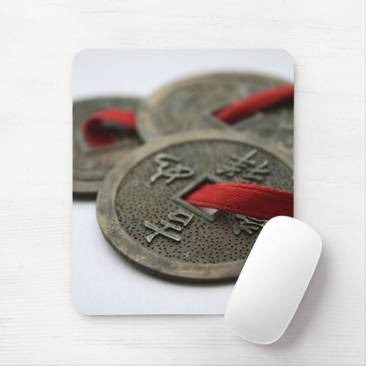 Chinesische viel Glück-Münzen Mousepad (Mit Mouse)