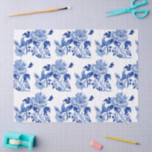 Chinesische Vintage Blütenpeere Seidenpapier (Basteln)