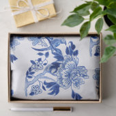 Chinesische Vintage Blütenpeere Seidenpapier (Geschenk)