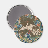 Chinesische Vogelkunst-Wandteppiche Phoenix Magnet (Vorderseite/Rückseite)
