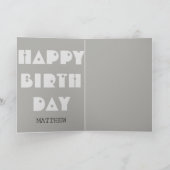 Chinesische W-Hunde Jahr Zodiac Persönlichkeit Geb Karte (Innenseite)