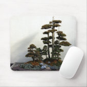Chinesische Wacholderbusch-Bonsais-Bäume Mousepad (Mit Mouse)