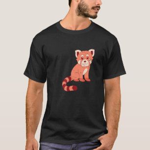 Chinesische Waldwildtier Tiere Süß China Rote Pand T-Shirt