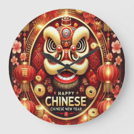 Chinesische Wand-Uhr Große Wanduhr