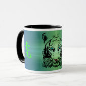 Chinesische Wassertiger-Tasse Tasse (Vorderseite Links)