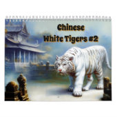 Chinesische weiße Tiger #2 Kalender (Titelbild)