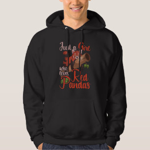 Chinesische Wildtiermädchen Frauen Wald Roter Pan Hoodie