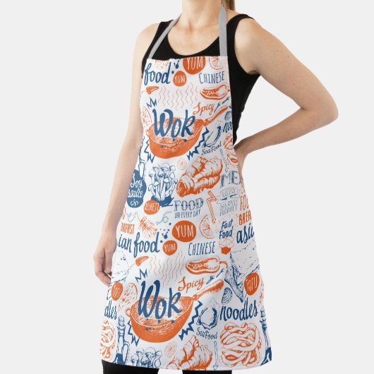 Chinesische Wok-scharfe Food-Schürze Schürze (InSitu)