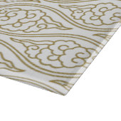 Chinesische Wolken Muster Glas-Schneidebrett Schneidebrett (Ecke)