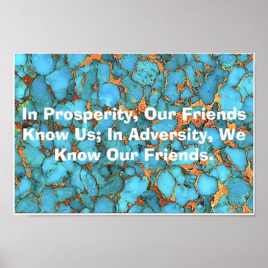 "Chinesische Wörter des Weisheitsposters" Poster (Vorne)