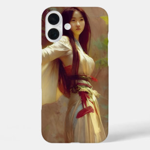 Chinesische Wuxia Fighter Warrior Fantasy Art iPhone 16 Plus Hülle