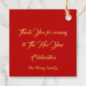 Chinesische Zeitschrift "Rabbit New Year"-Gefallen Geschenkanhänger (Rückseite)