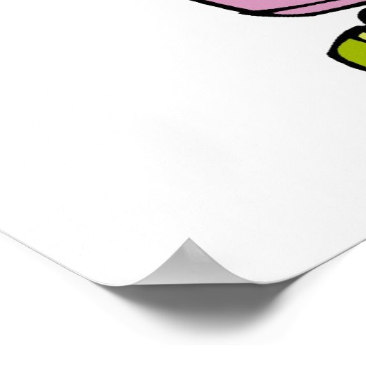 Chinesische Ziege Poster (Ecke)