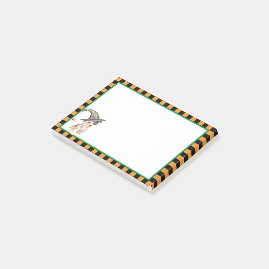 Chinesische Zierhexe Post-it Klebezettel (angewinkelt)