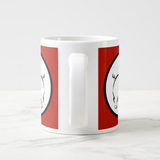 Chinesische Zodiac Pig Jumbo-Tasse (Rückseite)