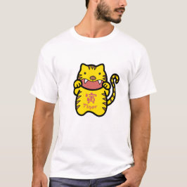 Chinesische Zodiac Tiger Doodle Art T-Shirt