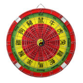 Chinesische Zodiakatart Dartscheibe (vorne)